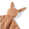 Bruinroos knuffeldoekje konijn - Agnete cuddle cloth rabbit tuscany rose