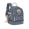 Donkerblauwe kleuterrugzak met print - Mini backpack happy prints midnight blue 