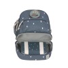 Donkerblauwe kleuterrugzak met print - Mini backpack happy prints midnight blue 