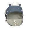 Donkerblauwe kleuterrugzak met print - Mini backpack happy prints midnight blue 