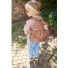 Karamelbruine kleuterrugzak met print - Mini backpack happy prints caramel