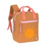 Kleuterrugzak met zon - Little one & me square backpack small caramel  (Geboortelijst Floranne C.)