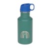 Drinkbus met regenboog - Bottle stainless steel little gang rainbow green