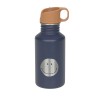 Drinkbus met smiley - Bottle stainless steel little gang smile navy