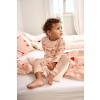 Roze tweedelige pyjama met hartjes - Long sleeve set heart peach rose