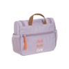 Toilettas met smiley - Mini washbag little gang lilac