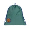 Turnzak met smiley - Mini string bag little gang dark green