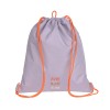 Turnzak met smiley - Mini string bag little gang lilac