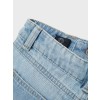 Lichtblauwe jeansbroek met wijde pijpen - Nkfrose wide jeans light blue denim