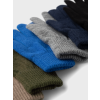 Set van 6 paar handschoenen - Nmfmagic gloves dark denim/supe agave