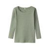 Grijsgroene t-shirt - Nmfkab lily pad/melange