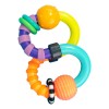 Kleurrijk flexibel bijtspeeltje - Twist-a-roo flexible teether rattle (Geboortelijst Maroo V.W.)