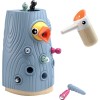 Magnetisch voederspel - Feed the woodpecker 