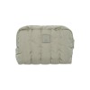 Olijfgroene puffed toilettas - Etui puffed olive green